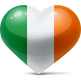 Irish Flag Heart