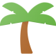 Lifetime Palm Tree Flair