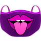 Flirty Tongue Mask