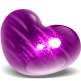 Amethyst Heart