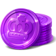 Purple Coins