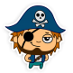 Sticker Pack: Pete the Pirate