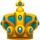 Blue Hoop Crown Flair