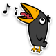 Sticker Pack: Funky Bird