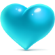 Blue Heart Flair