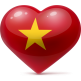 Vietnam Heart Flag