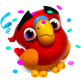 Confetti Parrot
