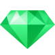 Green Diamond Flair