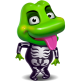 Skeleton Frog - Halloween