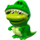 T Rex Frog - Halloween